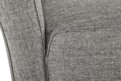 Esszimmerstuhl Stoffbezug Stuhl grau gräuliche Beine Cancun